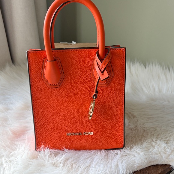 Michael Kors Handbags - Michael Kors Vibrant Orange Mini Bag